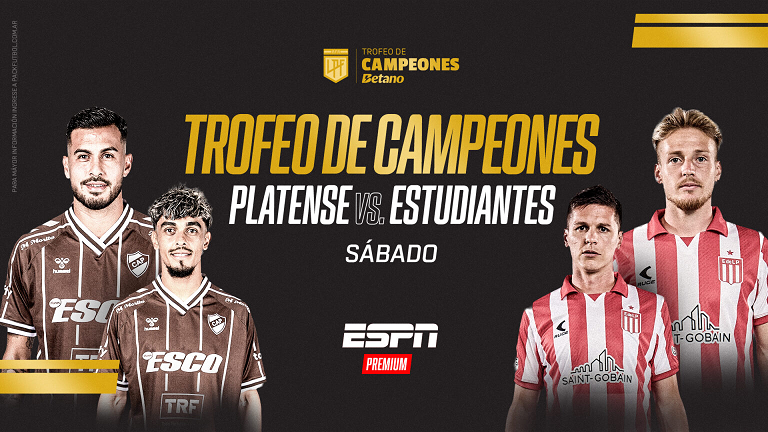 Platense y Estudiantes van por el Trofeo de Campeones, último título del año
