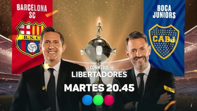 Telefe transmite Boca vs. Barcelona por la Copa Libertadores
