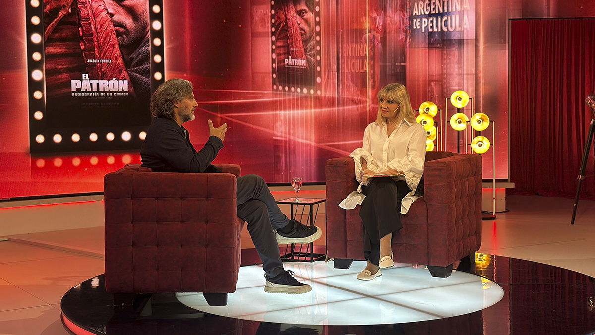 Joaquín Furriel llega a “Argentina de Película” para presentar “El patrón”